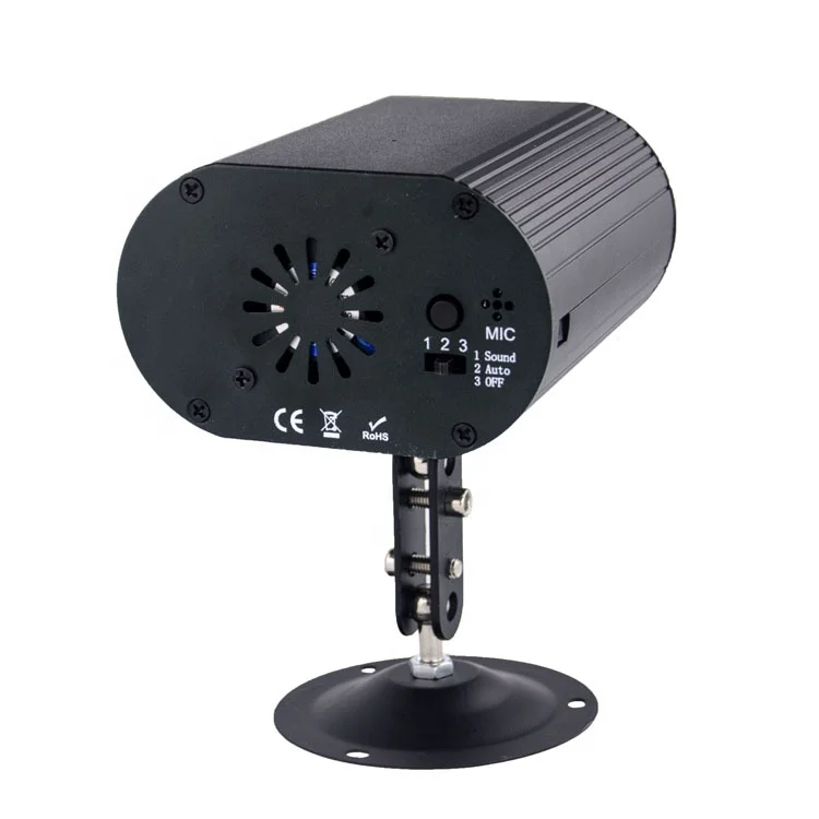 Sound Activated LED Background Laser Party Lights Xmas DJ Disco Party Lights with Remote