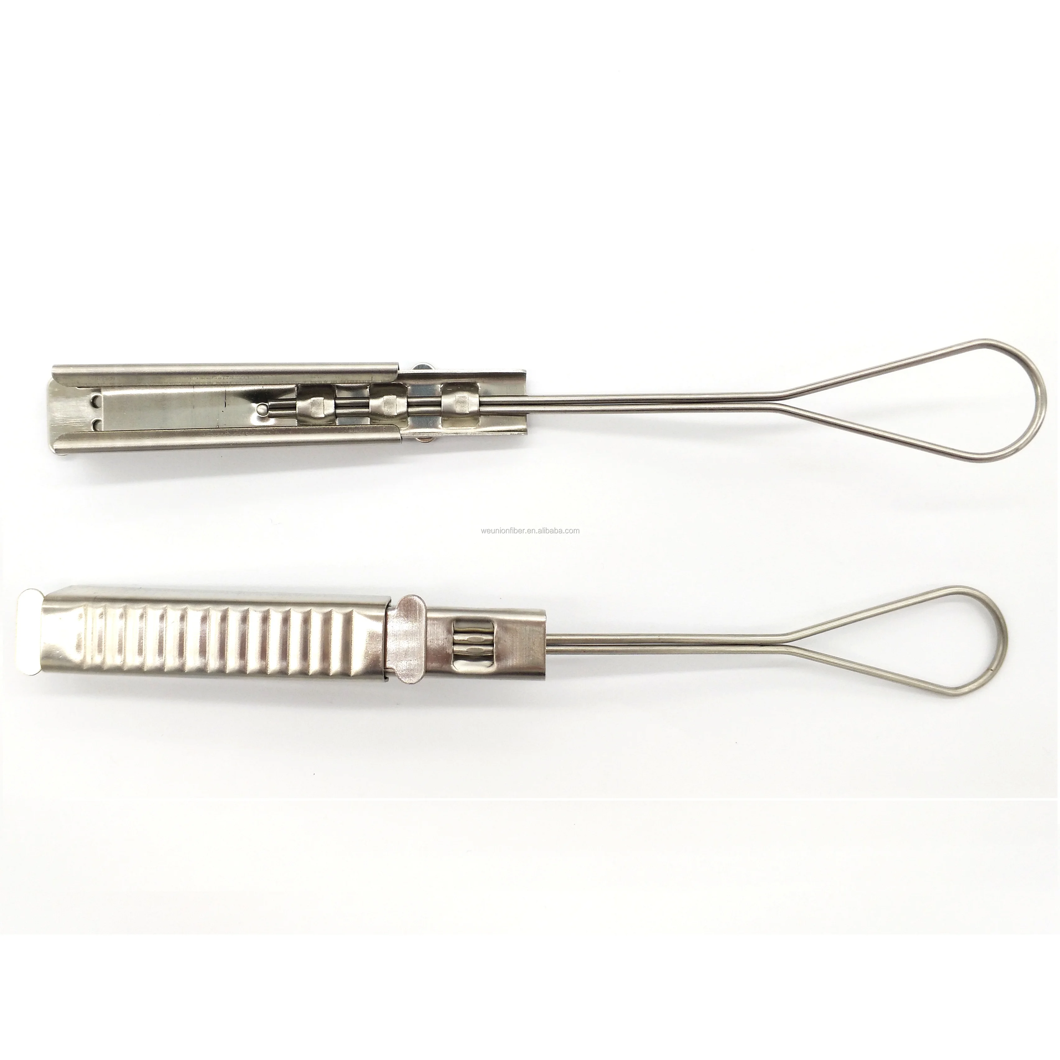 Ftth Stainless steel drop wedge anchoring line clamp for flat for drop cable ODWAC