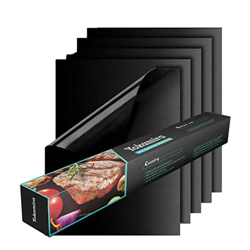 China Supplier 0.2mm PTFE Fireproof Barbecue Mesh BBQ Grill Mats Grill Accessories