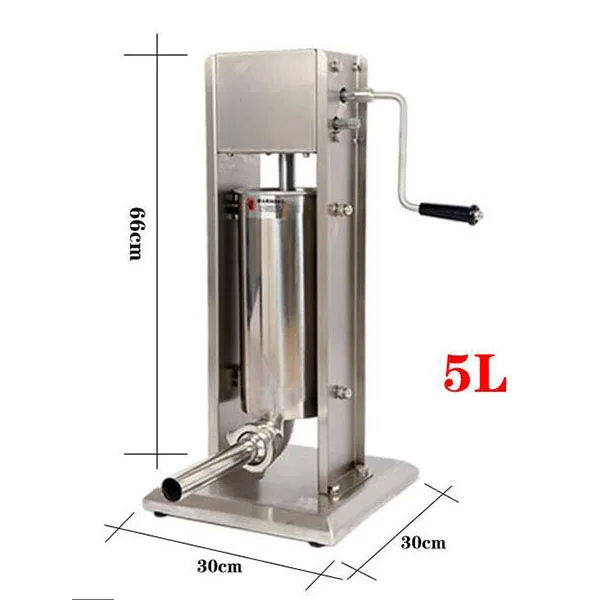 7 л Вертикальная Толстая машина для приготовления колбасы из нержавеющей
