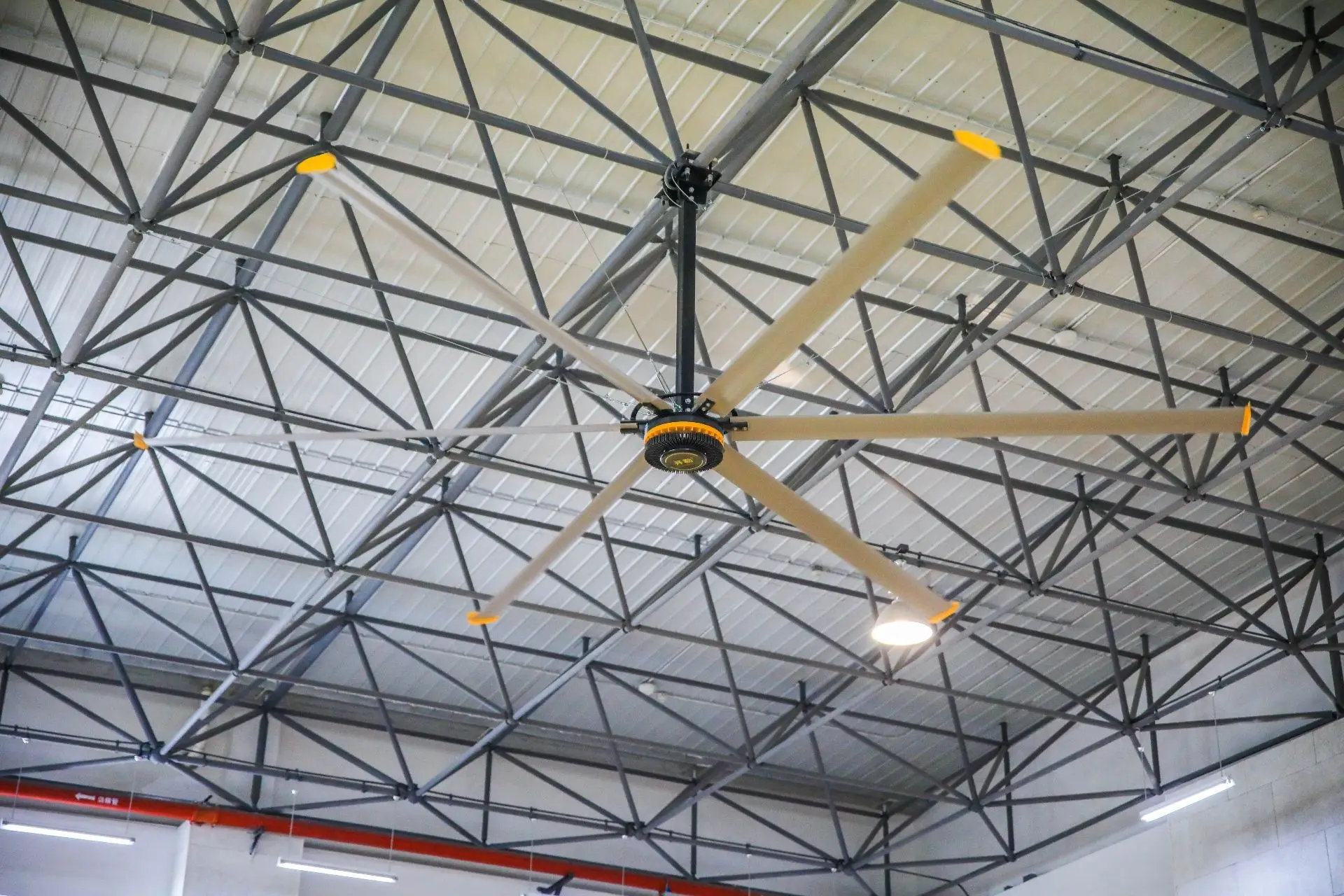 Промышленный вентилятор 7,3 м, большой двигатель PMSM, потолочные вентиляторы HVLS