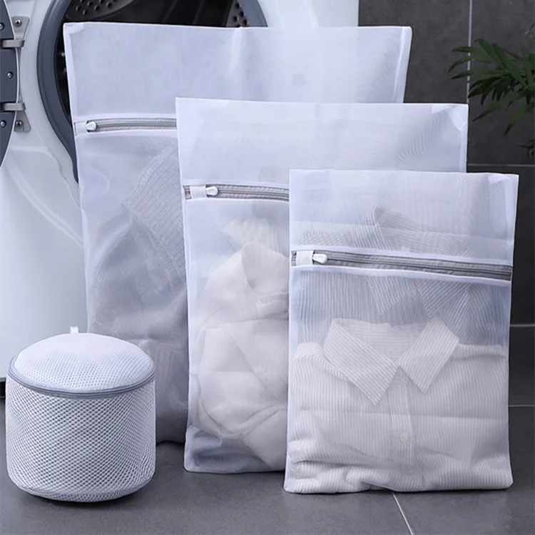 High Quality Laundry Zippered Mesh Tote Bag, Machine Washable Mesh Bags