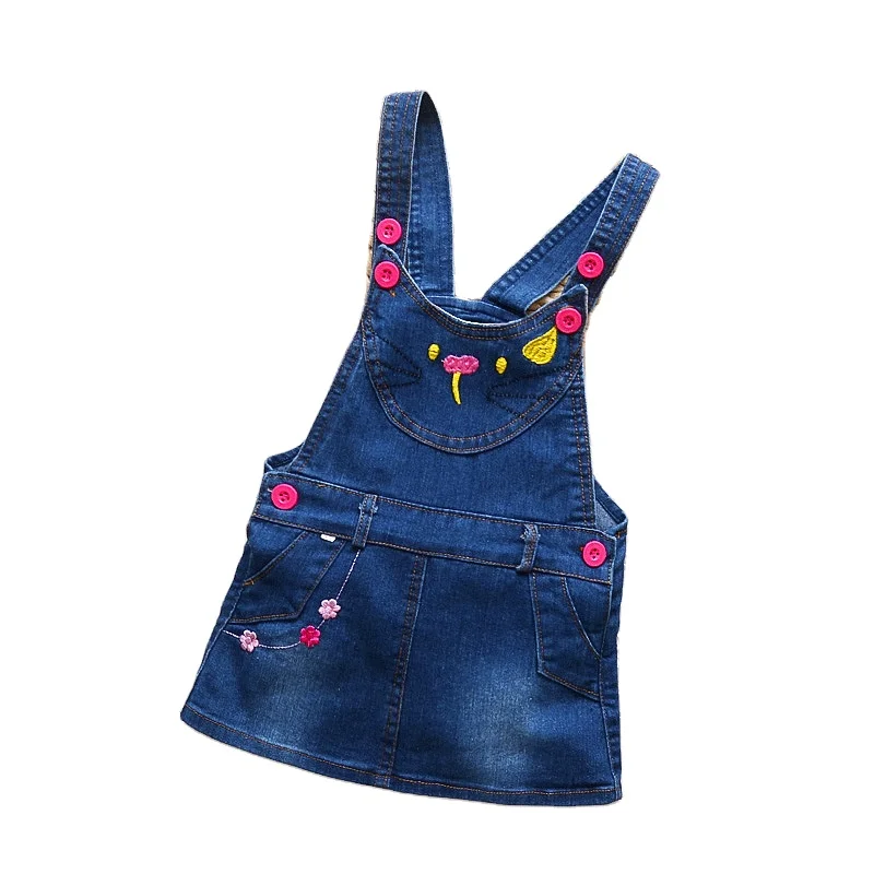
Summer Baby Girl Jeans Skirts Children Kids Girls Denim Skirt Toddler Jumpsuits Overalls Infant Jumper Skirt 1-3Years 
