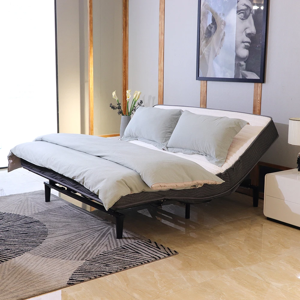 Modern Bedroom Furniture Remote Control King Size Electric Adjustable Bed For Adult
