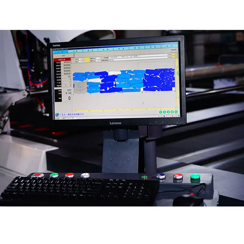 High quality  automatic cnc multi layer knit cloth zigzag fabric cutting machine for lingerie