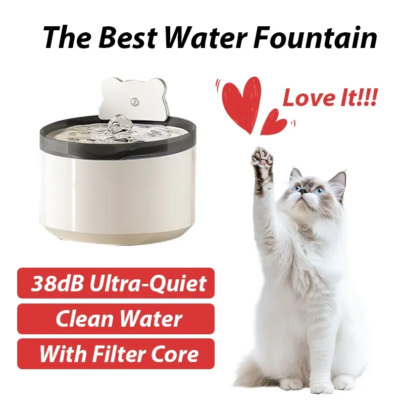 Wholesale Pet Water Dispenser Advanced Smart Keep Water Fresh Ceramic Large Capacity Cat Water Fountain Bowls