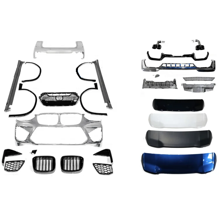 X5 G05 M High Performance Front Wing ABS Material Diffuser Black Gloss Tuning Package For BMW X5 G05 MBM Style 2018