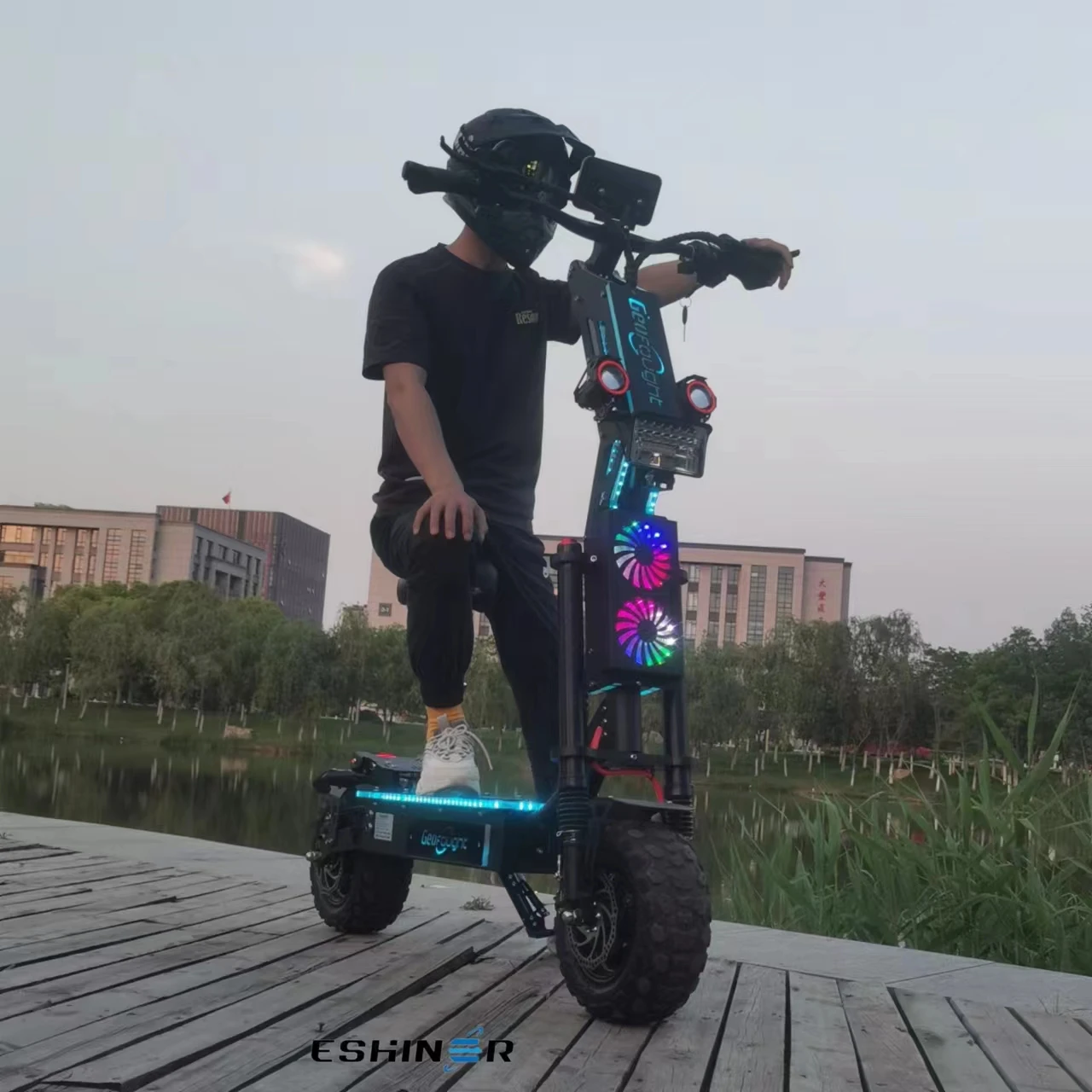 Geofought  High Quality Product G14 72 V 80 Ah 100 Ah 8000 W 10000 W MAX Load 400KG  Fast Electric Scooter With Dual Control