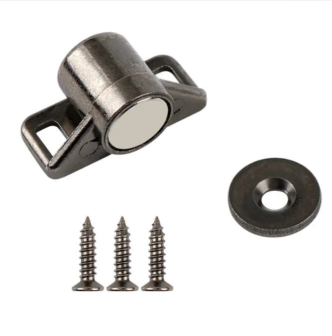 Furniture Cabinet Door Retro Magnetic Door Catch Zinc Alloy Magnetic Suction Door Catch