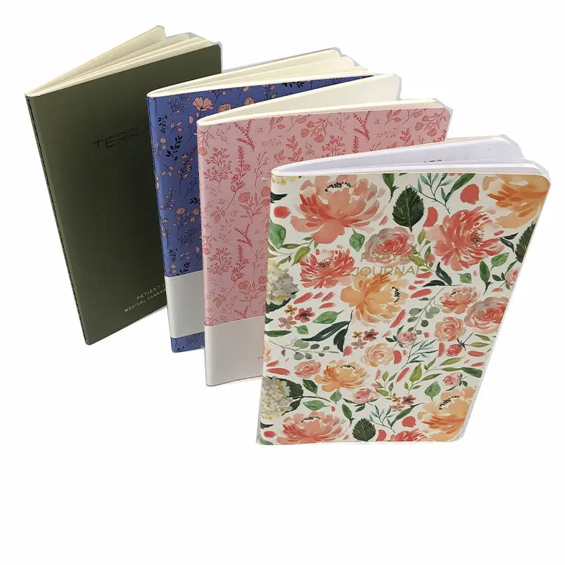 High Quality Soft Cover Leather Bound Book Custom Journal Agenda Spanish Espanol 2024 Planner Notebook