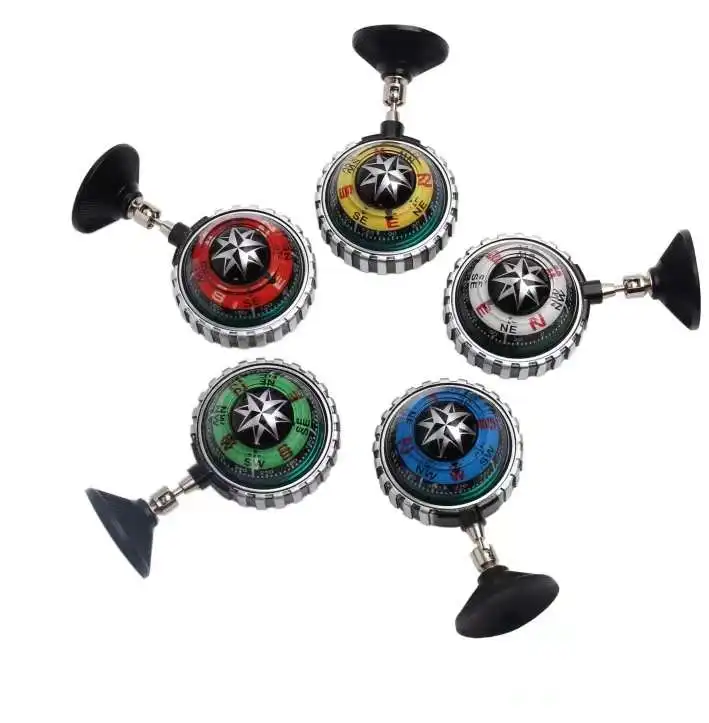 Night light vehicle mounted marine compass suction cup universal adjustment vehicle navigation guide  direction compass ball