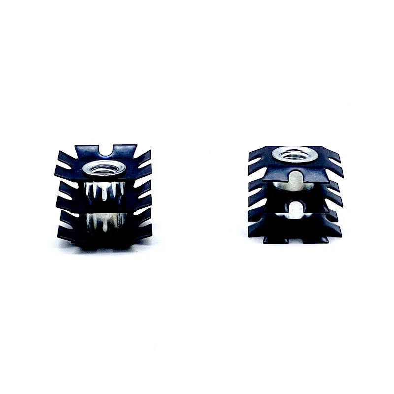China factory price M5 M6 M8 M10 M12 tube connecting nut 1/4 3/16 5/16 3/8 crown nut star threaded tube insert nut