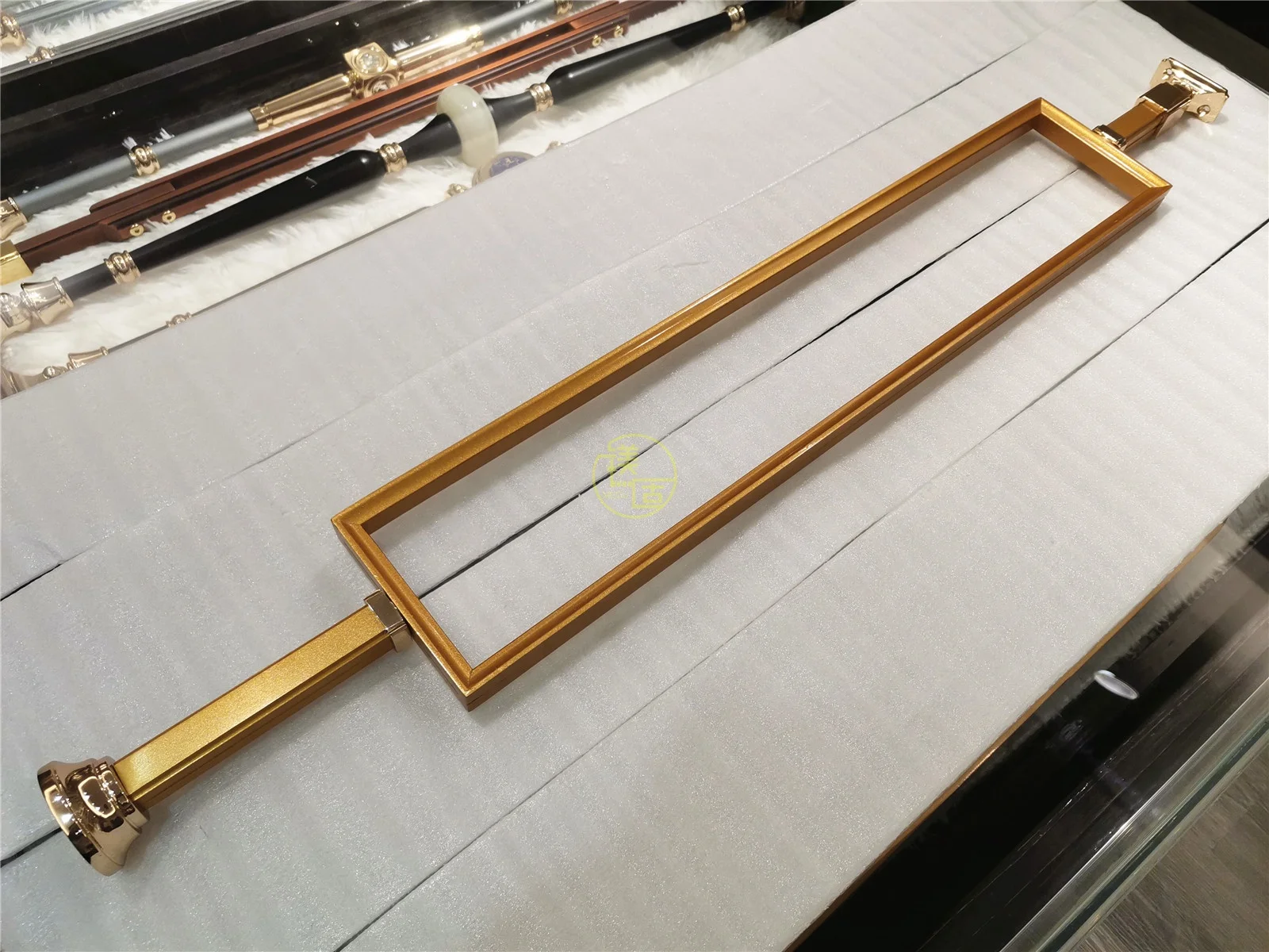 Modern minimalist stair railing aluminium balustrades