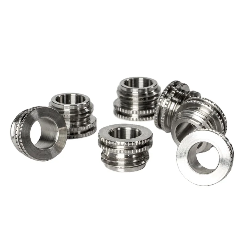 China supplier customized stainless steel aluminum knurled thumb nut Round Flanged hex coupling nut for drone accessories