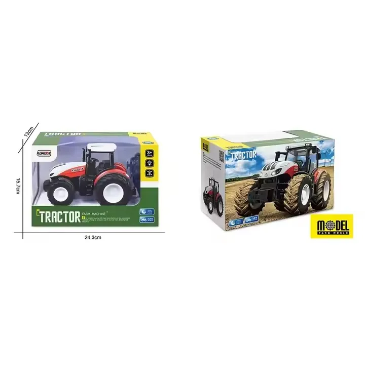 1/24 4WD 6CH RC Farmer Car Multi-fuction Farm Remote Control Truck RC Tractor Toy Farmer Truck Vehicle