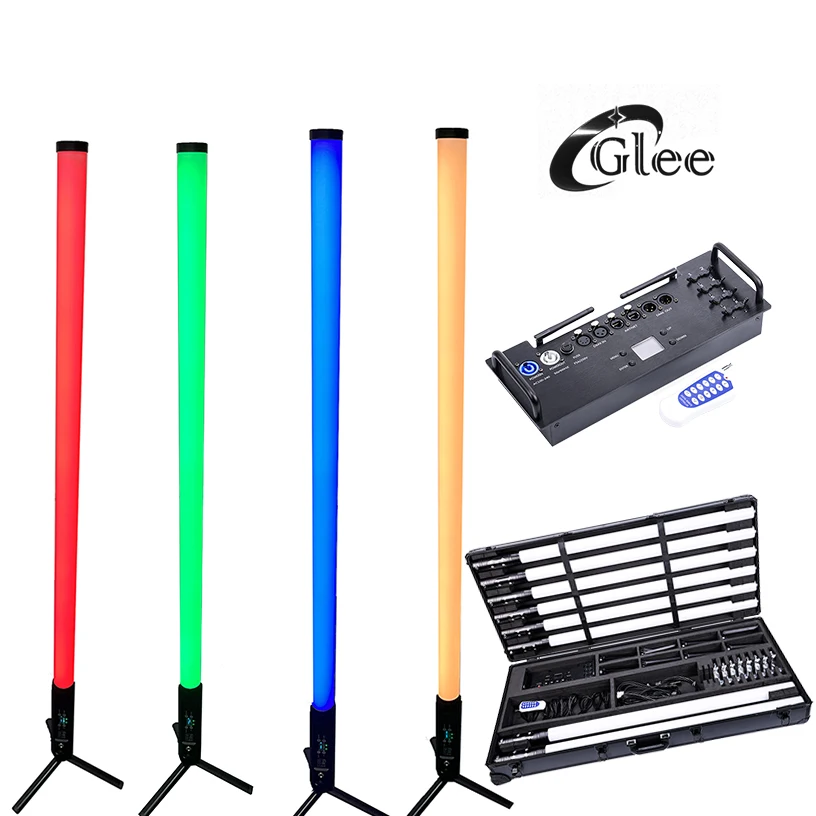 Открытый водонепроницаемый 360 RGB аккумулятор беспроводной DMX светодиодный светильник для видеосъемки пикселей IP65