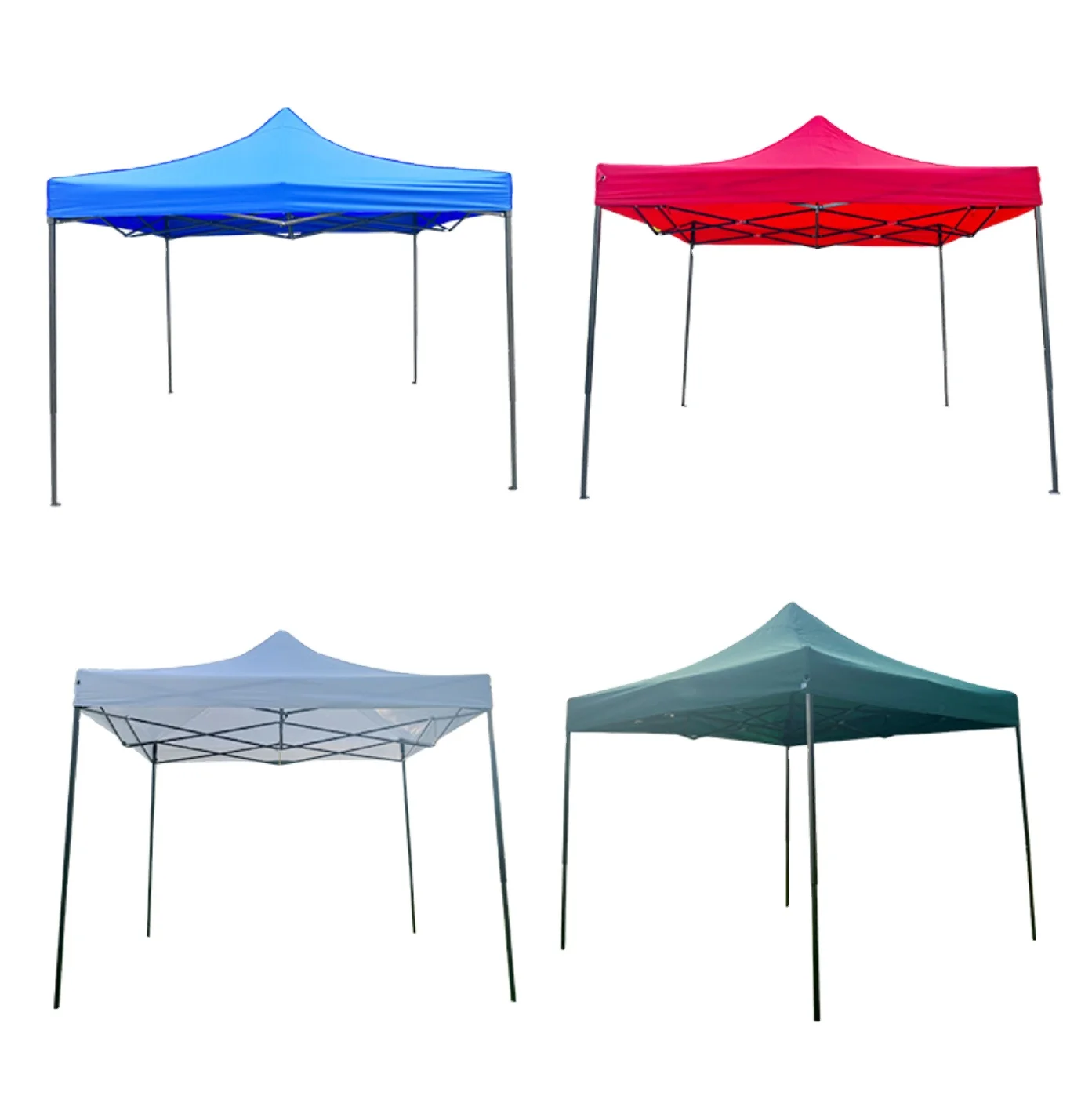 10x10ft Pop-Up Canopy Tent Waterproof Sun Shelter Gazebo Outdoor Parties Commercial Events Camping-Heavy Duty Ez Pop Canopy Tent