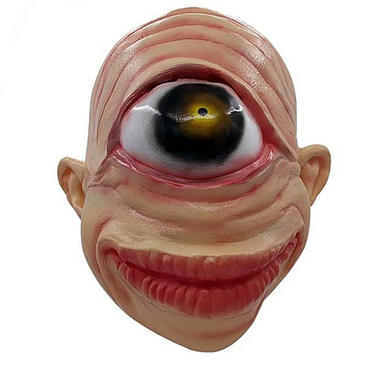 Yiwu Factory Outlet Haunted House Horror UFO Alien Mask Latex Creepy Geezer Mask High Quality Halloween Costume Party Props