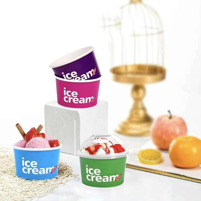 Wholesale Multi-Inch Ice Cream Boxes Wholesale Custom Corrugated Carton Packing Cheap Price Ice Cream Box With Logo