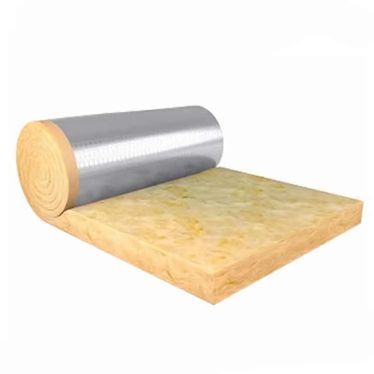 Fiber Glass Wool Insulation Roll With Aluminium Foil