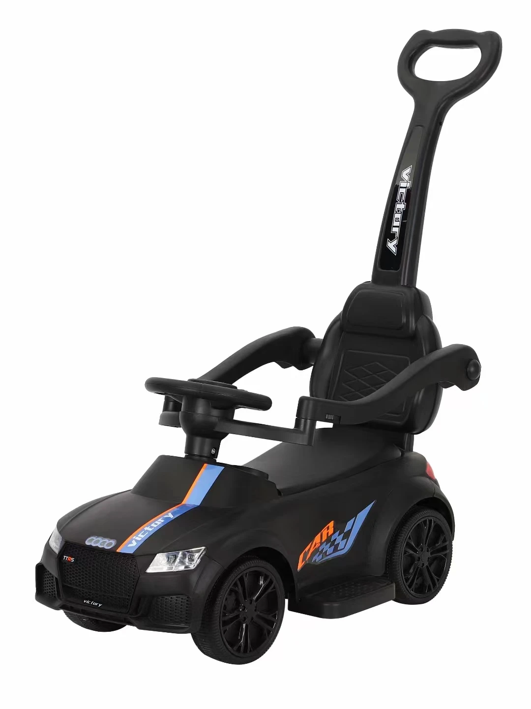 mini model ride on car with push bar