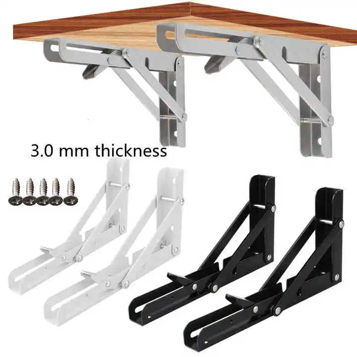 Mass Production Metal Wall Mounting Adjustable Triangle Bracket Strength Supports Wall Corner Brace Stainless Steel Bracket