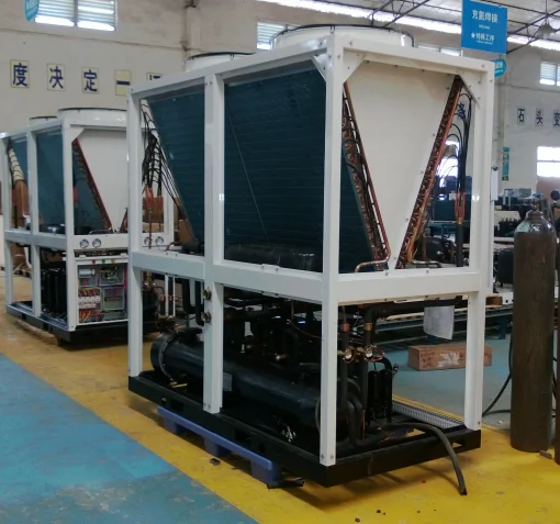 66.2kw  Modular Air cooling modular chiller  Modular air source heat pump air to water heat pump heat pump water chiller