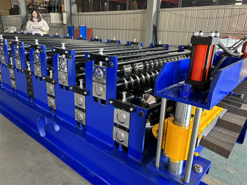 Bending Roof Construction Equipment Color Steel Plate Corrugated Iron Cold Galvanizing Aluminium Roofing Sheet Making Machine