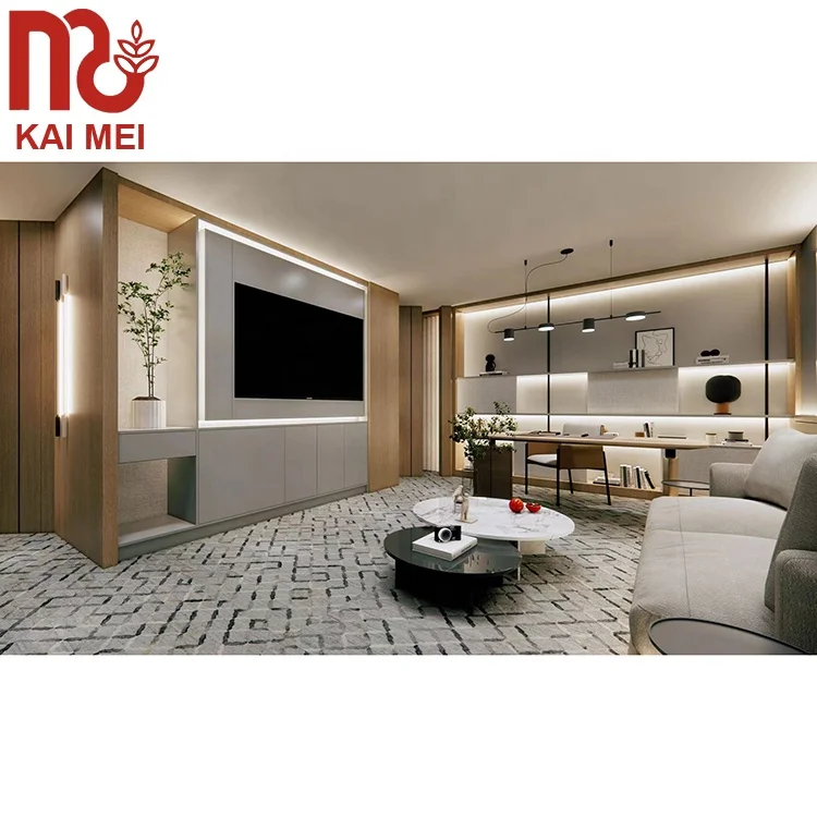 Hot Sale Hospitality FFE Bed Room Bedroom Set Hotel Furniture For Apart Apartment