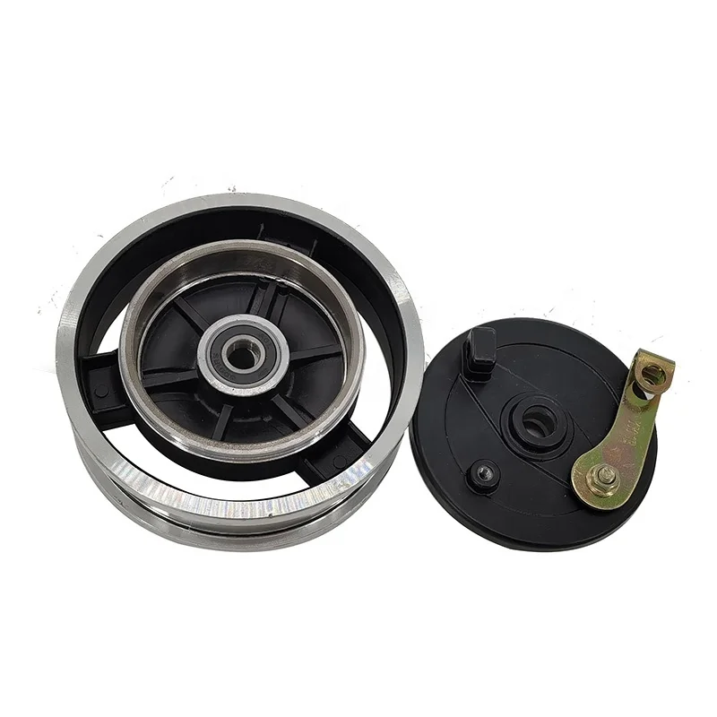 8 inch 10 inch Aluminum alloy rims with drum brake wheel hub fit for electric scooter 10x2.5 10x2.125 200x60 200x50 tire