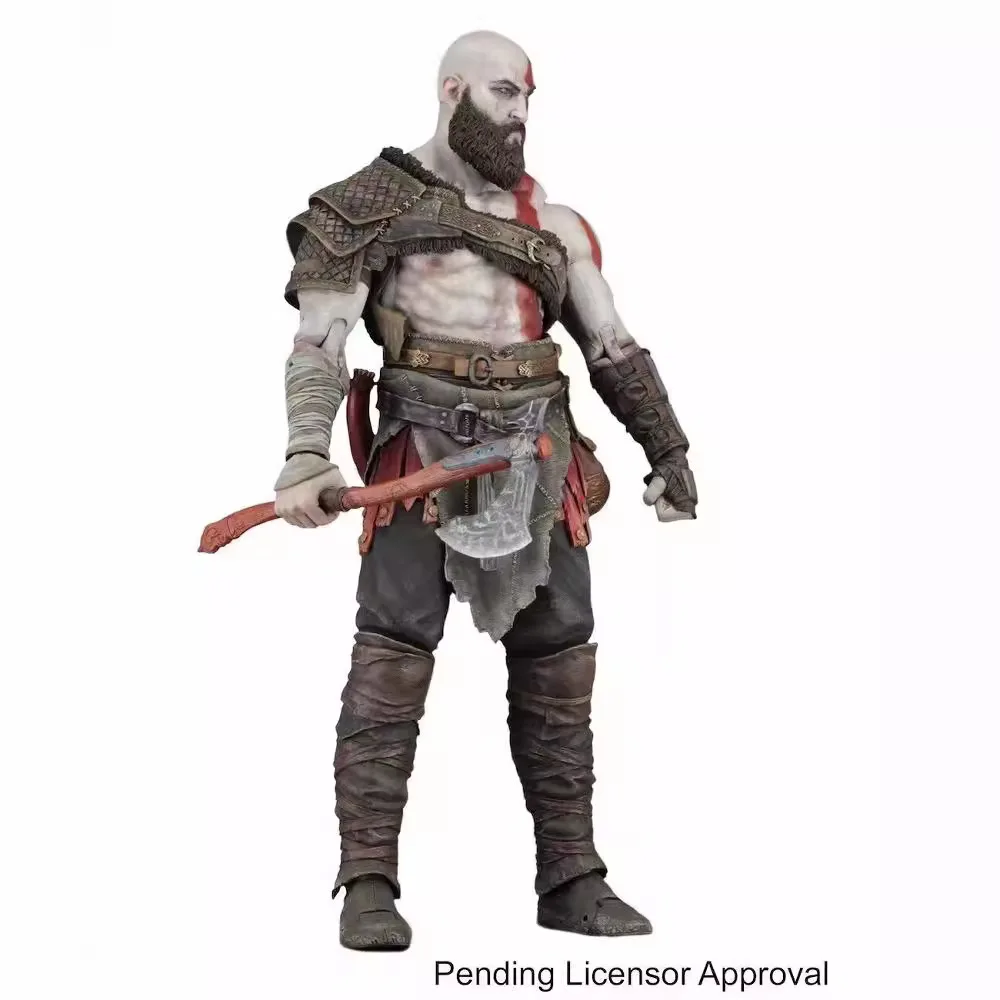 NECA God of War Kratos Action Figure Collection Model Toy Action Figures Doll Kratos Box Desktop decoration