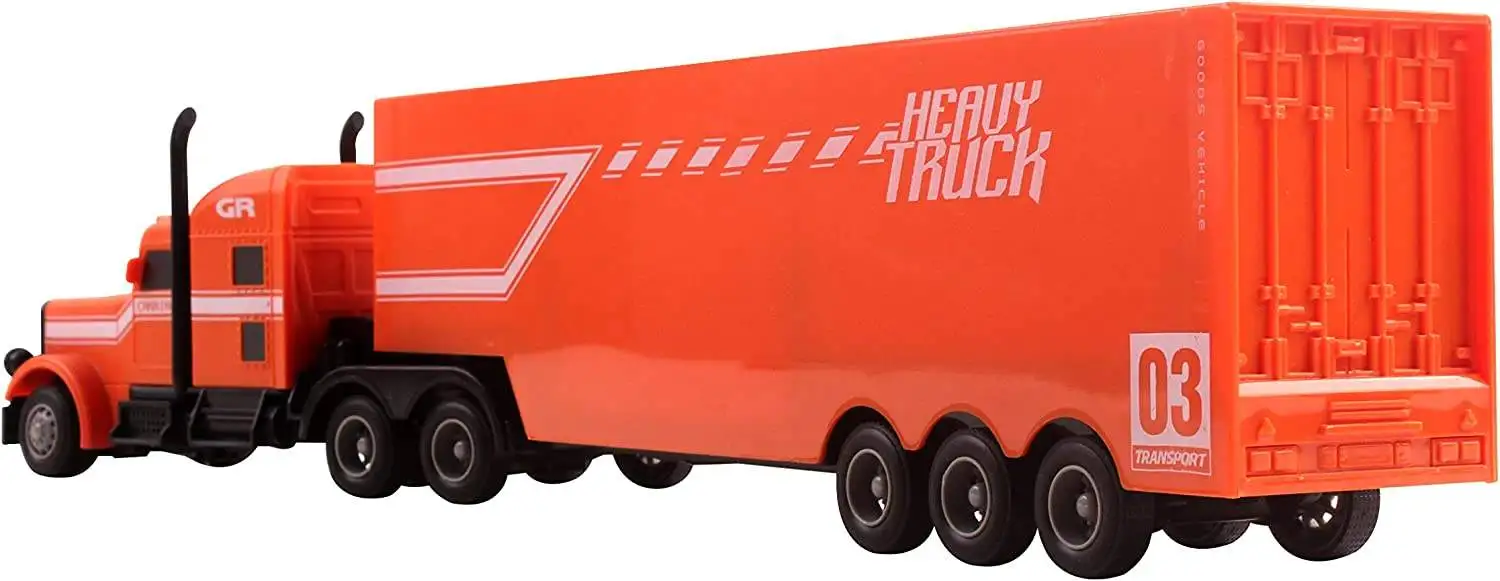1/16 Remote control car rc truck trailer toy transport vehicle play set boys toy car