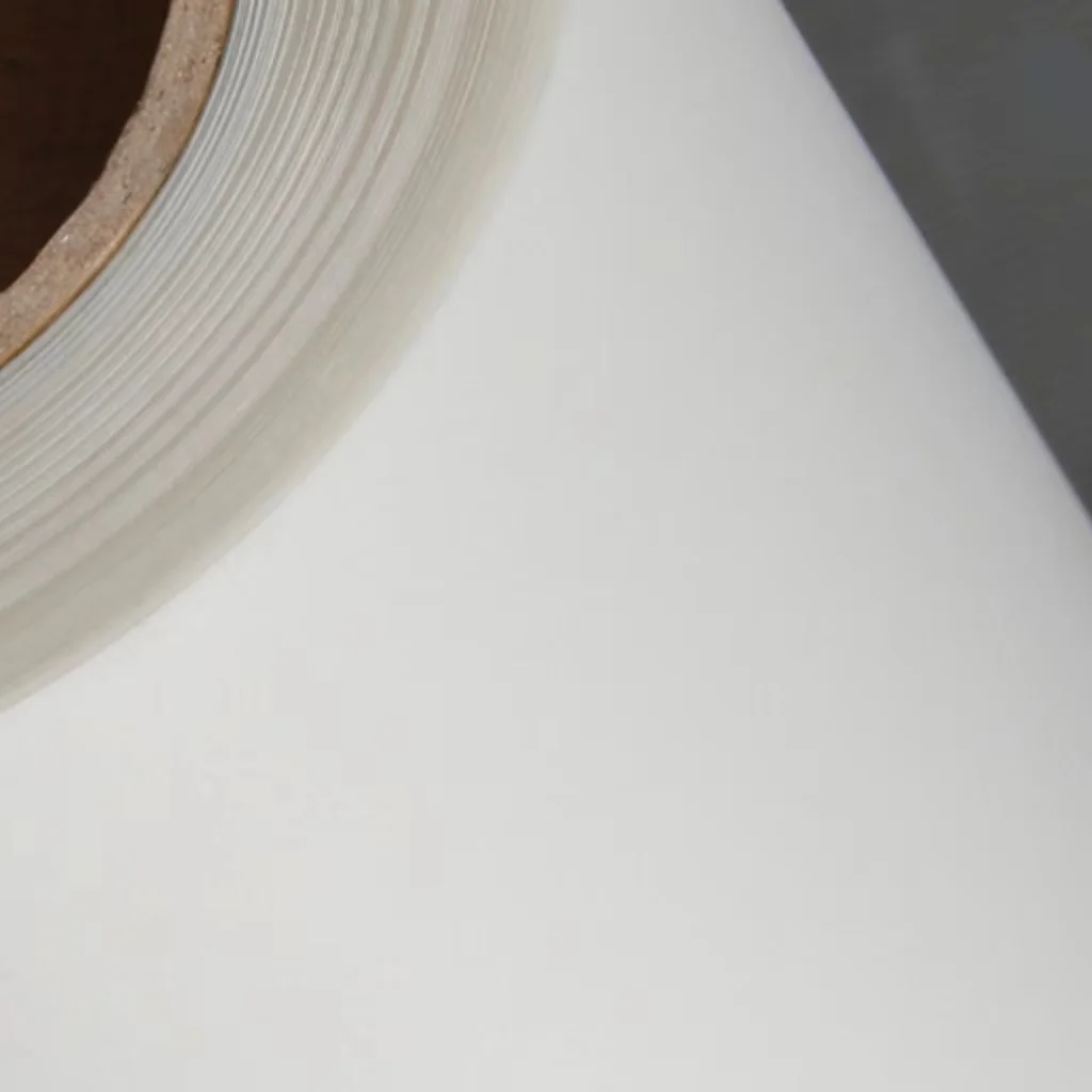 Waterproof front print backlit PET film 180gsm 130 micron digital backlit film for pigment printing