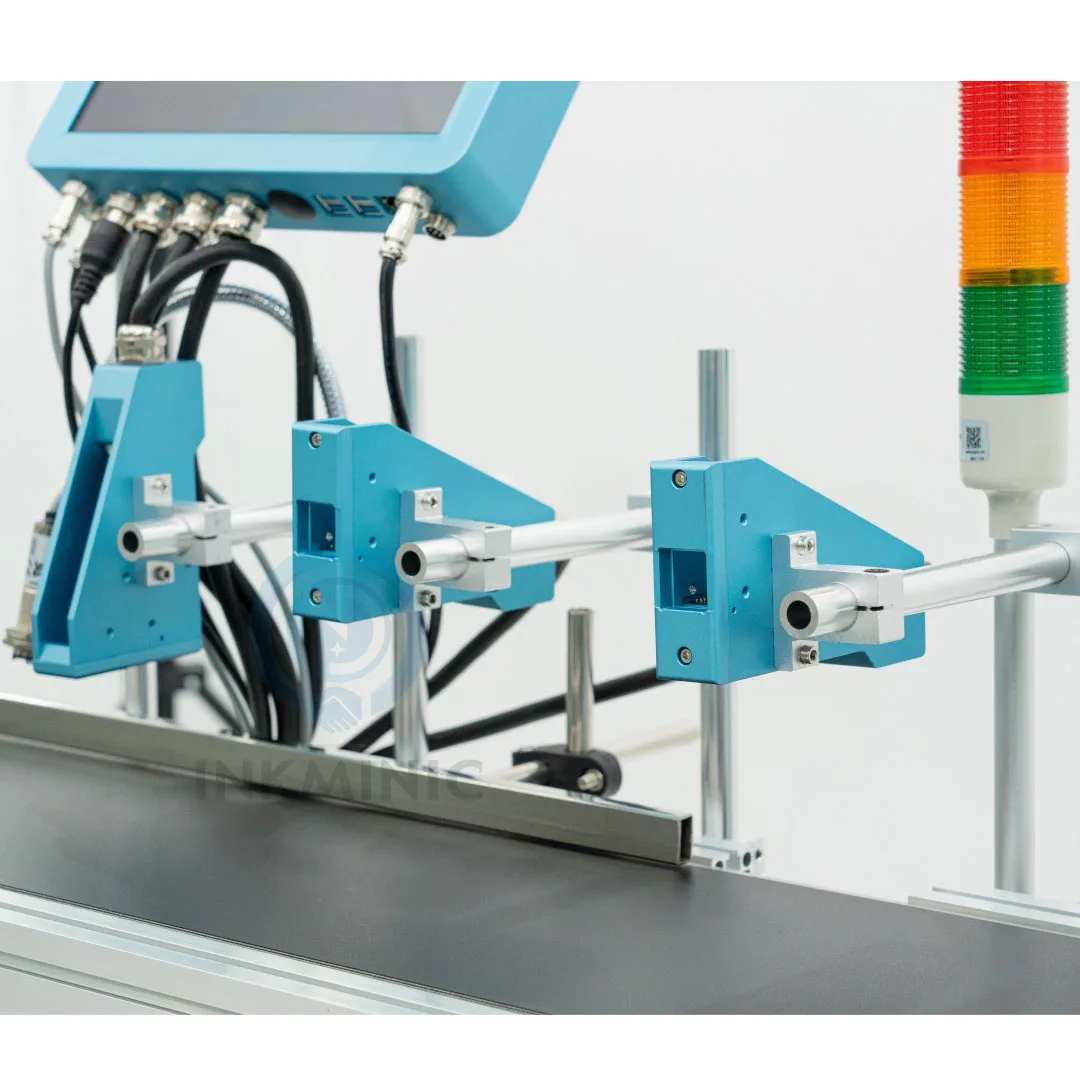 Three Print Heads Gun For Sale 12 mm  Height Mini Online Bottle Carton Barcode QR Code Inkjet Printer With High Popularity