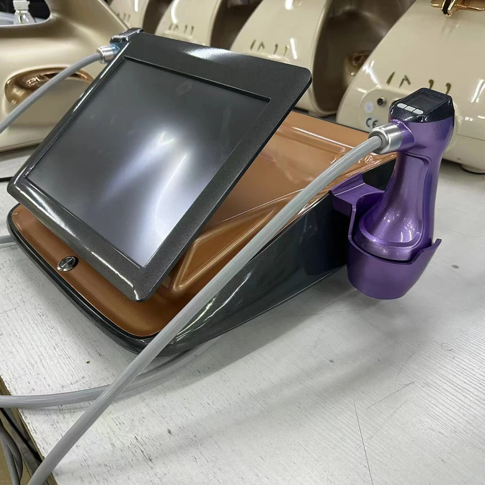 12d Rf Ems 4 Cartridges Face Lifting Anti-aging Smas Machine With Two Handles Cellulite Removal Machine