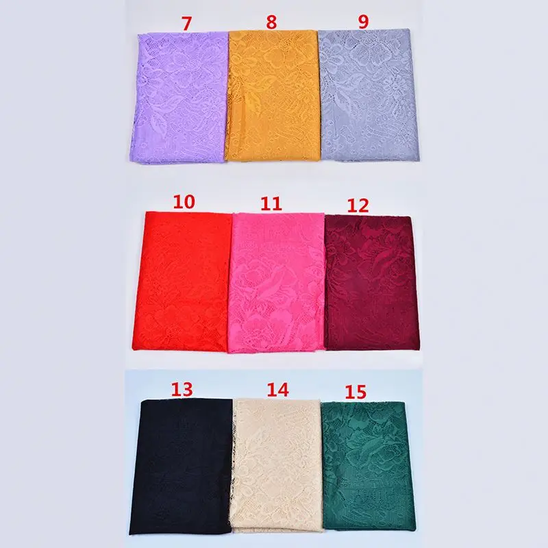 new long Polyester  lace hollow out tassel ladies muslim scarf hijab hijab scarf for women