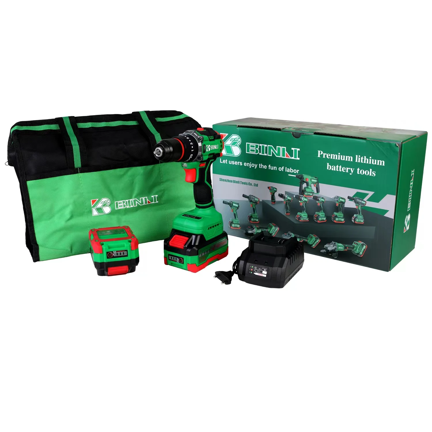 China 13MM Cordless Impact Drill lithium drill brushless drill