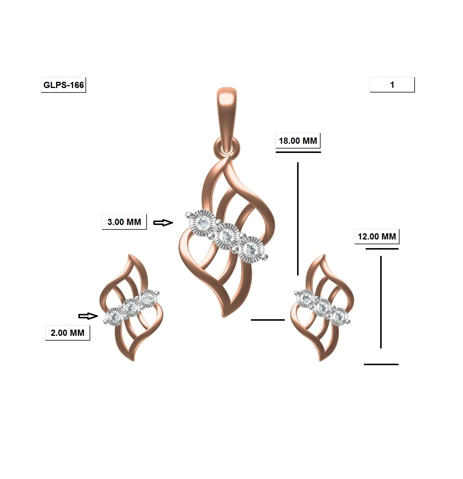 
Fashion Wholesale 18K Yellow, Rose, White Gold Plated Jewelry Custom Pendant for Women/Men/Girl/Daughter/Wife 