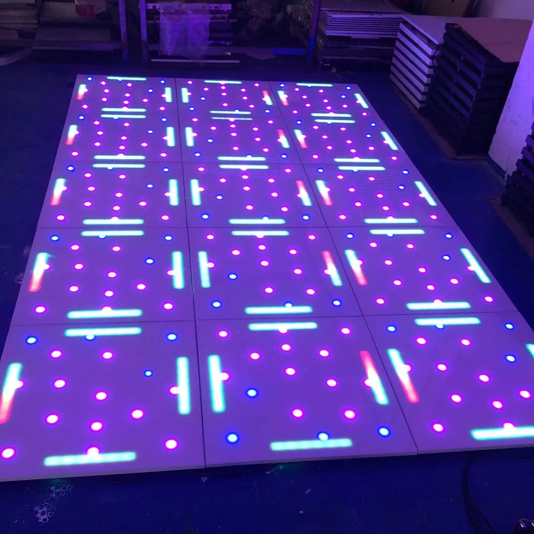 Promotional Hot Selling Break-Proof Easy Clean RGB 3 in 1 Starlit Led Dance Tiles For Disco Dj Booth