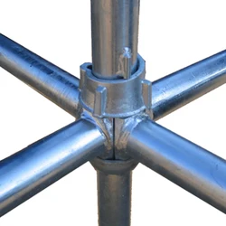 Steel Cuplock Scaffold for Sale Powder Coated Cup Lock Scaffolding system Ledger for Building