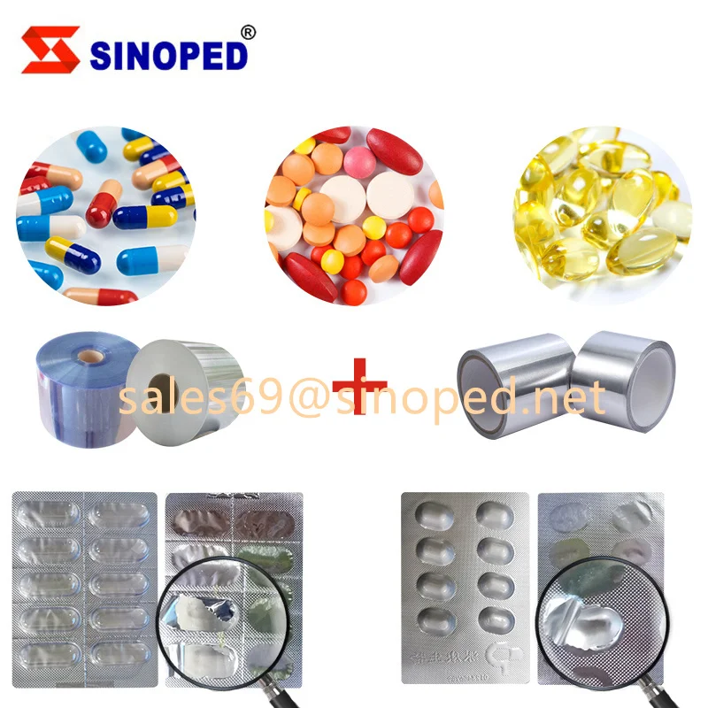 Automatic Alu Pvc Alu Alu Blister packaging machine that can pack Medical syringes