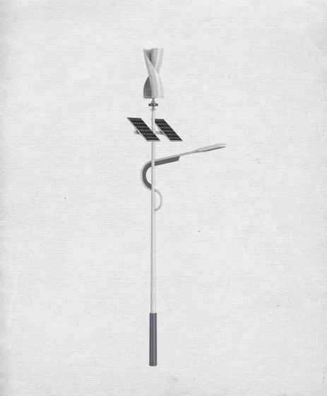Low start wind speed solar wind street lightings solar panel hybrid power system wind turbine