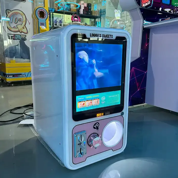 Coin Capsule Vending Machine Egg Twisted Vending Machine Toy LCD  Bouncing Ball Vending Machine for 75-100mm Gashapon