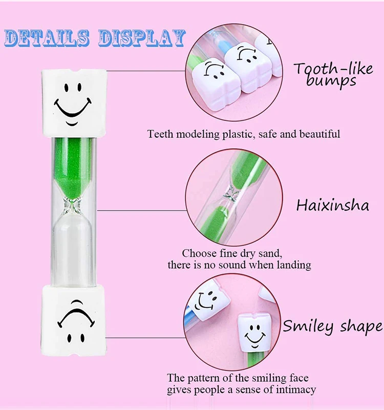 Two minute hourglass plastic shower timer