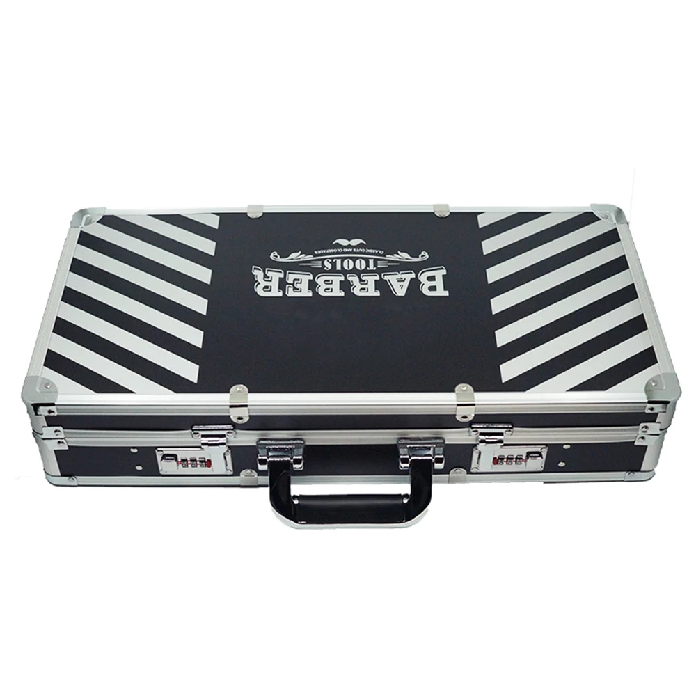 portable briefcase aluminum barber tool carry clipper case box custom barber kit hair clipper case with beautiful travel case