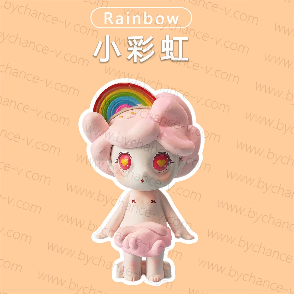 Therapy trendy art toy weather themed cartoon baby angel figure doll collectible designer toy for home styling decoration