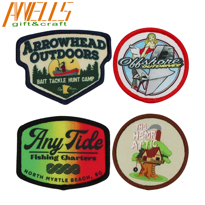 Sublimation Hat Patches Fabric Iron-on Blank Patches with Heat Glue for Hats Shirts Shoes Jeans Bags Supplies