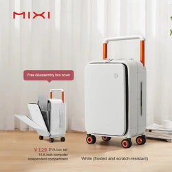 Hanke factory new design business soft trolley luggage bag carry-on suitcase vintage large capacity luggage case