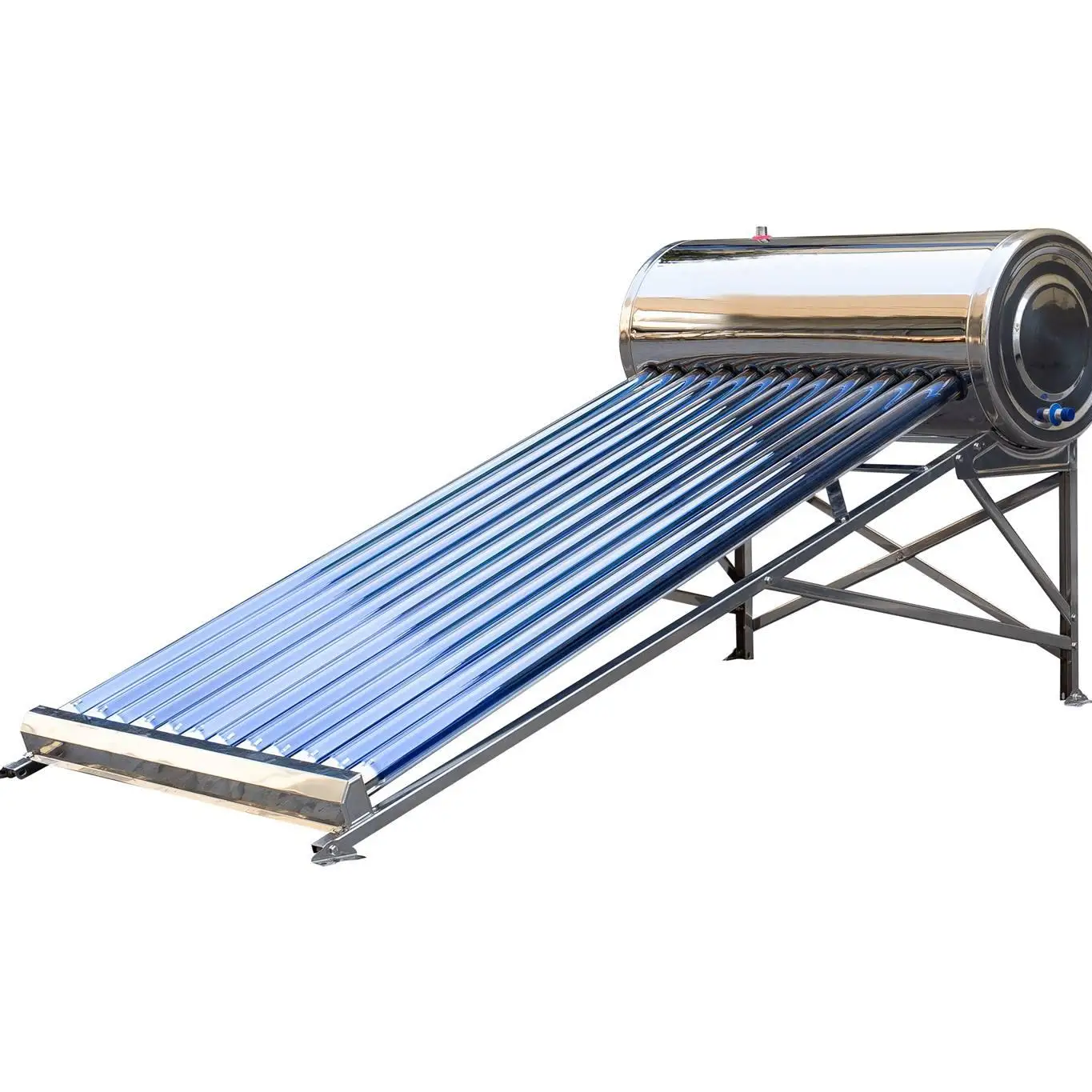 Evacuated Tube Stainless Steel solar water heating Non-Pressurized Solar Water Heater system