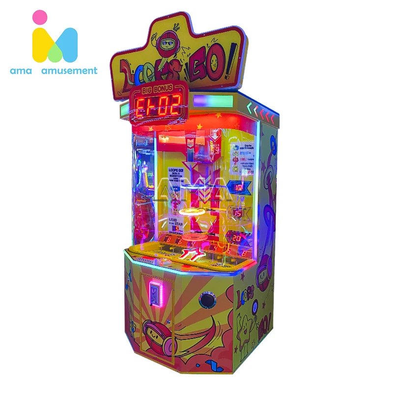 AMA Factory Price Coin Operated Big Bouns Coin Game Lottery Machine For Sale